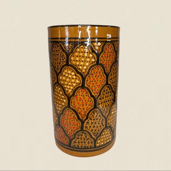 Le Souk Ceramique Printed Big Bohemian Vase